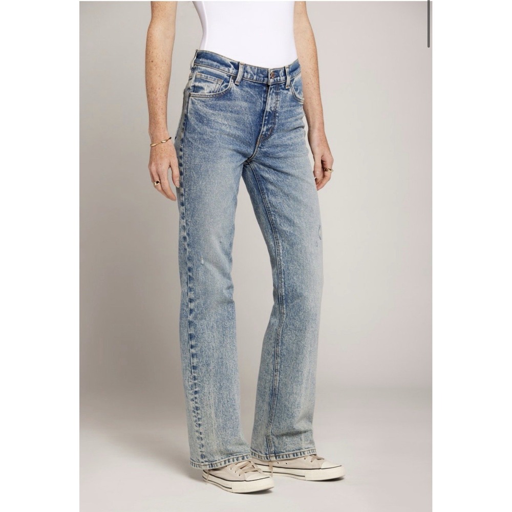 Current Elliot The Signature Bootcut Denim Jean Size 28 Topanga Blue Retail $204
